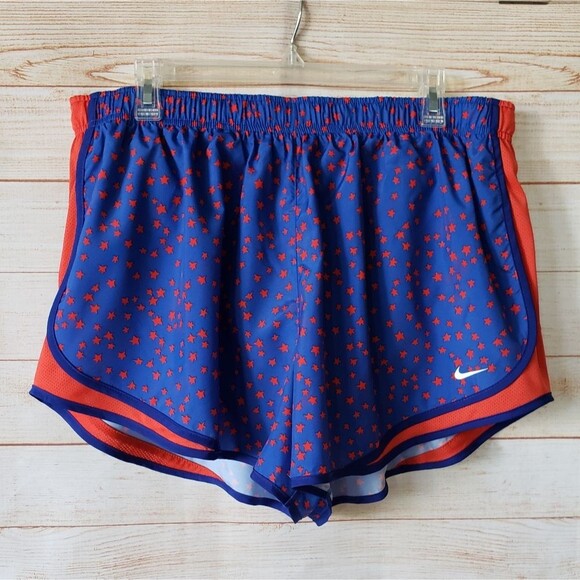 Nike Women's Standard Fit Americana Print Tempo Dri-Fit Running Shorts Size 2X - Picture 7 of 15